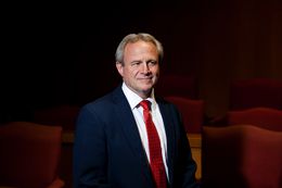 Michael Morton at the Williamson County Courthouse, Feb 6, 2013.