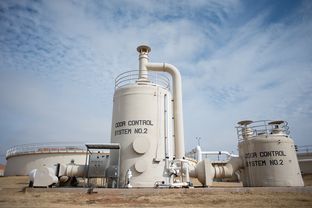 Odor Control tanks stand outside the Wastewater Treatment Plant in Wichita Falls, on Friday, January 25, 2013.
