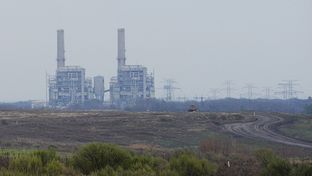 The Big Brown power plant in Fairfield, Texas