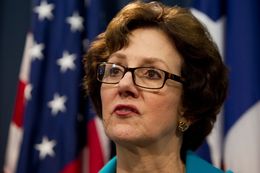 Texas Comptroller Susan Combs on Feb. 7, 2013.