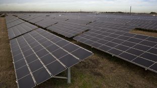 CPS Energy's Blue Wing Solar Farm in San Antonio is the largest solar array in Texas and is capable of producing enough electricity to power 1,800 households.