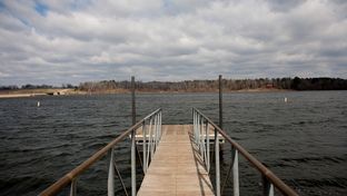 A view of Lake Gilmer in Gilmer, Texas.