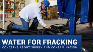Employees at Omni Water Solutions working on the "HIPPO," a mobile frackwater recycling unit.