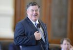 Sen. Tommy Williams, R-The Woodlands, answers questions on SB 1 the state budget during debate on March 20, 2013.