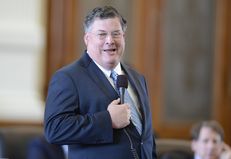 Sen. Tommy Williams, R-The Woodlands, answers questions on SB 1 the state budget during debate on March 20, 2013.
