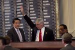 Rep. Dan Huberty R-Humble, votes on one of the 165 amendments to HB5 on March 26th, 2013