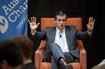 U.S. Sen. Ted Cruz, R-Texas, speaks to an Austin Chamber of Commerce audience on April 5, 2013.