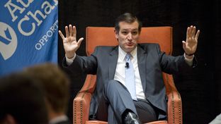 U.S. Sen. Ted Cruz, R-Texas, speaks to an Austin Chamber of Commerce audience on April 5, 2013.