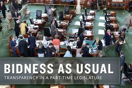Sente floor after Health and Human Services Committee meeting on April 16, 2013.
