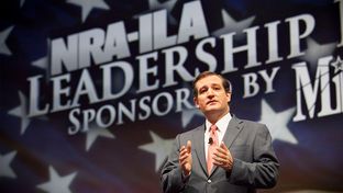 U.S. Senator Ted Crus of Texas speaks during the NRA's national convention in Houston, Friday May 3, 2013.