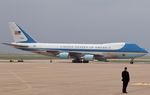 President Barack Obama, lands on Air Force One in Austin, Texas. May 9th, 2013