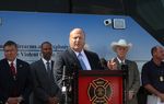 State Fire Marshal Chris Connealy spoke during the West press conference at West High School and announced that the cause of the explosion is still undetermined.
