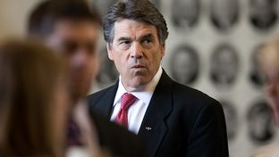 Gov. Rick Perry at the Capitol in May 2013.