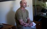 Steven Phillips photographed in his home in Farmers Branch, Texas.