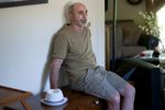Steven Phillips photographed in his home in Farmers Branch, Texas.