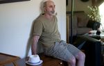 Steven Phillips photographed in his home in Farmers Branch, Texas.