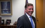 Chairman Barry Smitherman of the Railroad Commission of Texas in his office, May 31, 2013.
