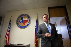 Chairman Barry Smitherman of the Railroad Commission of Texas in his office, May 31, 2013.