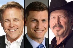 Joe Cotten, Malachi Boyuls, and Kinky Friedman.