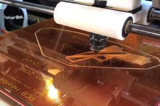 A non-functioning 3d gun being printed in a residential basement.