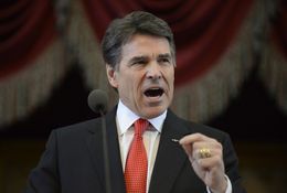 In his Jan. 29, 2103, State of the State speech, Gov. Rick Perry avoided hot-topic issues like abortion, immigration and gun control and focused instead on infrastructure, budget reform and education.