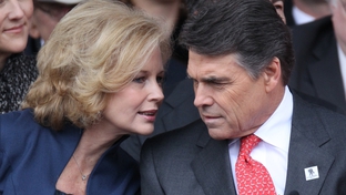 Inaugural of Texas Governor Rick Perry on the south steps of the Texas Capitol 01-18-11.