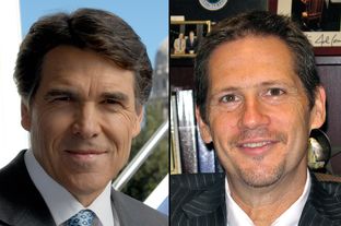 Rick Perry and Jeffrey Boyd