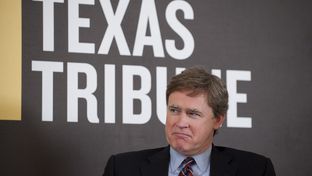 Republican leader State Rep. Dan Branch, R-Dallas, frowns at a question from editor Evan Smith at TribLive on June 1, 2012.