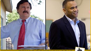 Dallas attorney Domingo Garcia, left, and Fort Worth state Rep. Marc Veasey, right.