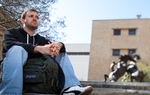 Kace Layton, 25, on the Texas State University campus in San Marcos. Layton was dropped from his grandmother's state insurance plan on his last birthday, even though federal health care reform expanded dependent coverage until age 26. 

