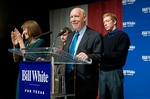 Bill White addresses supporters in Houston after losing to Gov. Rick Perry