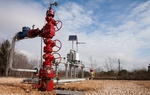 Denbury Resources began pumping carbon dioxide into this oilfield in Alvin, Texas, last week. The carbon dioxide is piped in from Mississippi and helps extract oil.