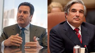 University of Texas System Chancellor Francisco G. Cigarroa and Texas State University System Chancellor Brian McCall
