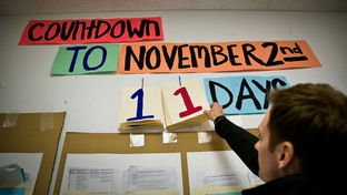 Travis County's Democratic Coordinated Campaign Headquarters, days before the 2010 general election.