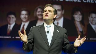 Ted Cruz speaking at the state Republican convention on June 9, 2012.