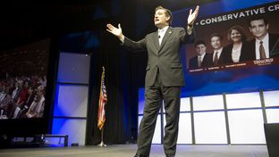 Ted Cruz speaking at the state Republican convention in Fort Worth on June 9, 2012.