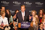 Lt. Gov. David Dewhurst at his primary watch party in Houston on May 29, 2012.