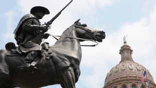 Terry's Texas Rangers Monument at the Texas Capitol.