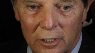 Tom DeLay, at the Travis County courthouse following his conviction on money-laundering charges.