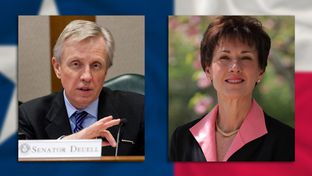 Texas Sen. Bob Deuell and Texas Department of Insurance Commissioner, Eleanor Kitzman