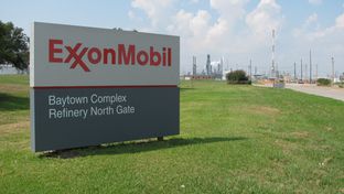 Exxon Mobil refinery in Baytown, Texas