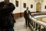 George P. Bush at the state Capitol on Jan. 7, 2013, the day before the beginning of the 83rd session.