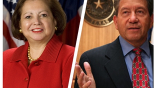 Texas Secretary of State Hope Andrade and Hidalgo County District Attorney René Guerra