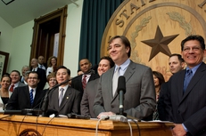 State Rep. Jim Dunnam, D-Waco, at a press conference in 2009.