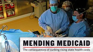 Dr. Ernesto Garza performs a Laparoscopic Sleeve Gastrectomy on a patient June 18 at the McAllen Heart Hospital.