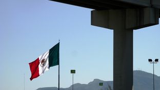 Mexican border at El Paso