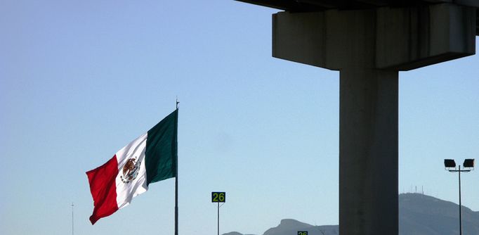Mexican border at El Paso