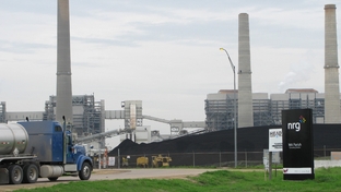 The energy company NRG aims to capture and bury harmful emissions from burning coal at a Houston plant.