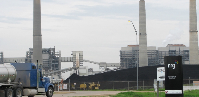 The energy company NRG aims to capture and bury harmful emissions from burning coal at a Houston plant.