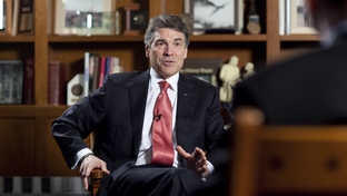Gov. Rick Perry in his Capitol office on Feb. 21, 2012.